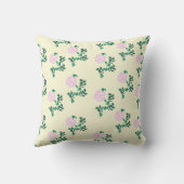 ワイルドバラ花 クッション (裏面)