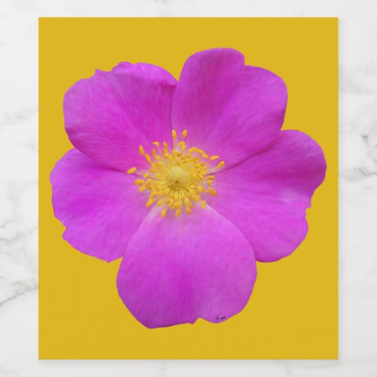 ワイルドバラ2 ワインラベル (シングルラベル)