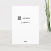 ワイルドバラ7944 flvw -カスタマイズ任意の大事な行事 カード (裏面)