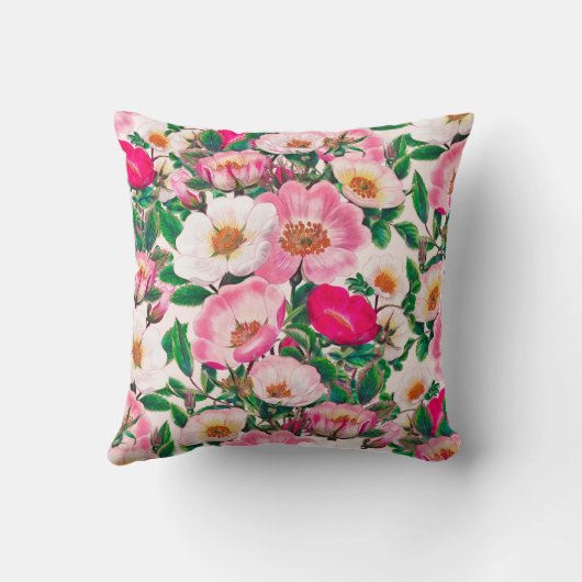 ワイルドバラ クッション (裏面)