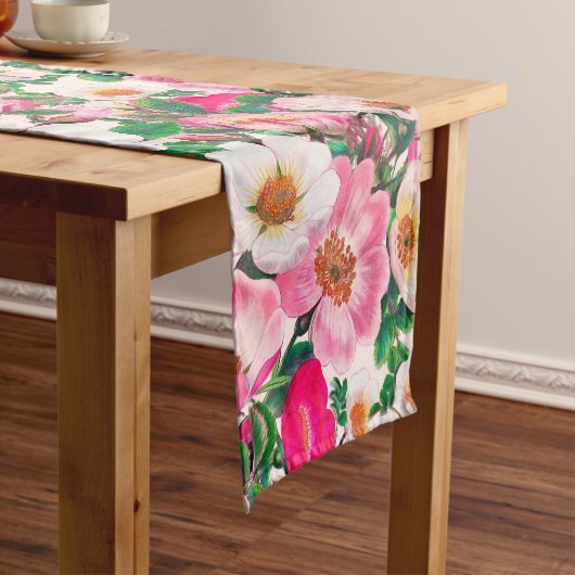 ワイルドバラ ショートテーブルランナー (インサイチュ)