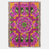 ワイルドバラ スローブランケット (正面縦)