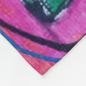 ワイルドバラ フリースブランケット (角)