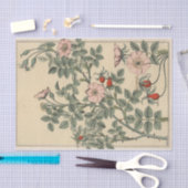 ワイルドバラ、ユージーングラスアセットのボタニシリーズ 薄葉紙 (クラフト)