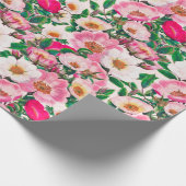 ワイルドバラ ラッピングペーパー (角)