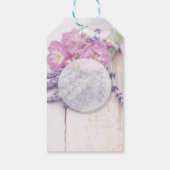 ワイルドバラ&ラベンダーサマーフラワーサンキューサンキュー ギフトタグ (裏面)