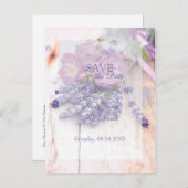 ワイルドバラ&ラベンダーサマーフラワー保存日 案内ポストカード (正面/裏面)