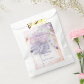 ワイルドバラ&ラベンダーサマーフラワー結婚ズ フェイバーバッグ (封をした状態)