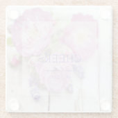 ワイルドバラ&ラベンダーサマー結婚ズ応援 ガラスコースター (裏面)