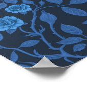 ワイルドバラ(青) ポスター (角)