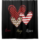 ワイルドバレンタインのシャワーカーテン シャワーカーテン (正面)