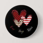 ワイルドバレンタイン 缶バッジ (正面)