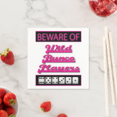 ワイルドバンコプレーヤーガールズナイトアウトパーティー スタンダードカクテルナプキン (インサイチュ)