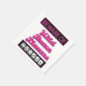 ワイルドバンコプレーヤーガールズナイトアウトパーティー スタンダードカクテルナプキン (角)