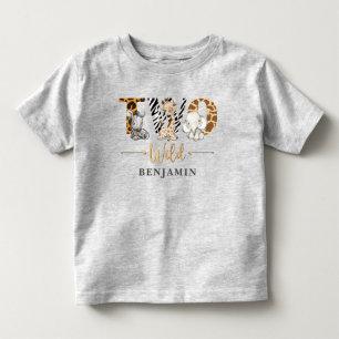 ワイルドバースデージャングルベビーTシャツ2枚 トドラーTシャツ