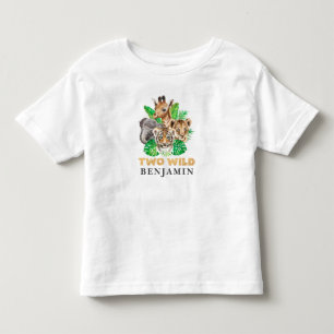 ワイルドバースデージャングルベビーTシャツ2枚 トドラーTシャツ