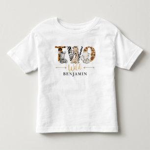 ワイルドバースデージャングルベビーTシャツ2枚 トドラーTシャツ