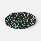 ワイルドバースデーパーティキリン誕生日紙プレート ペーパープレート (アングル)