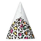 ワイルドバースデーパーティージャングルアニマルズ子供の誕生日 パーティーハット (裏面)