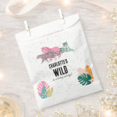 ワイルドバースデーパーティージャングルアニマルズ子供の誕生日 フェイバーバッグ (クリップ留めされた状態)