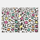 ワイルドバースデーパーティージャングルアニマルズ子供の誕生日 ラッピングペーパーシート (正面2)