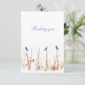 ワイルドバードデザイン招待状 招待状 (スタンド正面)