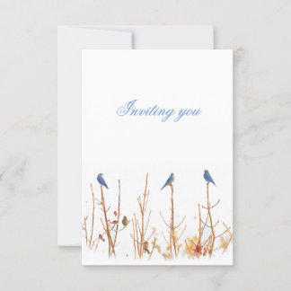 ワイルドバードデザイン招待状 招待状