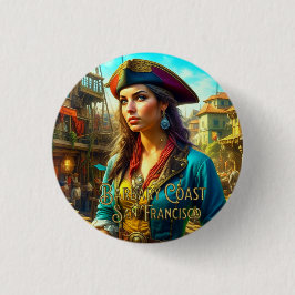 ワイルドバーバリコースト – サンフランシスコボタン 缶バッジ