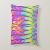 ～ワイルドパステル～フラクタルデザイン～ アクセントクッション (裏面(縦))