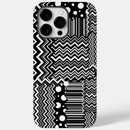 ワイルドパッチワークジグザグ Case-Mate iPhoneケース (裏面)