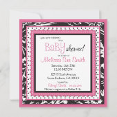 ワイルドパッチワーク招待状スクエア 招待状 (裏面)