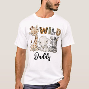 ワイルドパパの誕生日ボーイサファリTシャツ Tシャツ