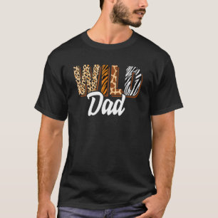 ワイルドパパ生まれズーーツビーワイルドBデイサファリジャングル Tシャツ
