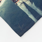 「ワイルドパーソナライズされたアドベンチャー」フォトコラージュ フリースブランケット (角)