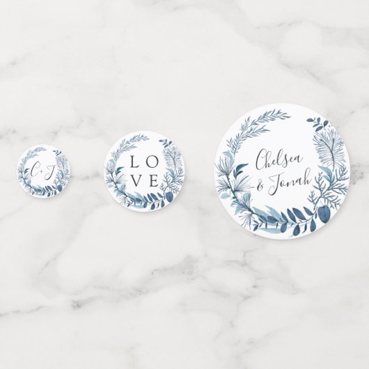 ワイルドパーソナライズされたア結婚イの コンフェッティ (正面)