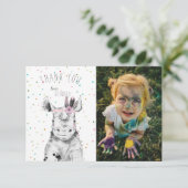 ワイルドパーティーアニマル感謝カード サンキューカード (スタンド正面)