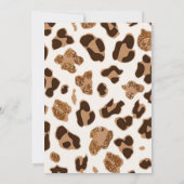 ワイルドパーティーパステルライオン誕生日招待状 招待状 (裏面)