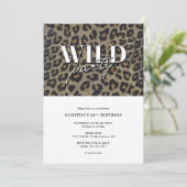 ワイルドパーティー誕生日 招待状 (スタンド正面)