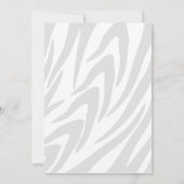 ワイルドパーティー/青ゼブラ 招待状 (裏面)