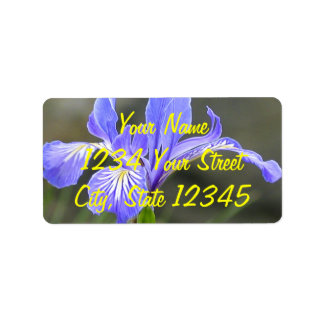 ワイルドパープルアイリス ラベル