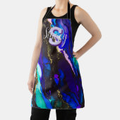 ワイルドパープルアルコールインクオールオーバープリントエプロン エプロン (インサイチュ)