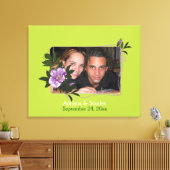 ワイルドパープルバラ結婚フローラの写真キャンバス印刷 キャンバスプリント (インサイチュ (リビング))