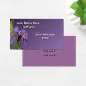 ワイルドパープルブルーフラッグアイリス花 (デスク)