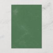 ワイルドパーム結婚の週末のイベント日程 エンクロージャーカード (裏面)