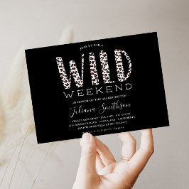 ワイルドヒョウのバチェロレッテ週末を取ろう 招待状