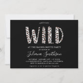 ワイルドヒョウバチェロレッテ 招待状 (正面)