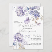 ワイルドビオレットの確認 招待状 (正面)
