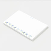 ワイルドビオレットは青と紫パーソナライズされた ポストイット (アングル)