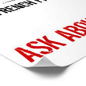 ワイルドビルのBBQメニュー ポスター (角)