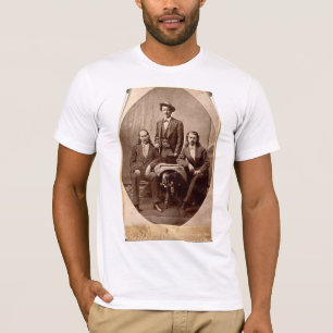 ワイルドビルヒコクテキサス州ジャックバッファロービル Tシャツ
